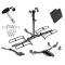 Trailer Tow Hitch For 13-19 Cadillac XTS 14-20 Chevy Impala 13-16 Malibu Platform Style 2 Bike Rack Hitch Lock and Cover
