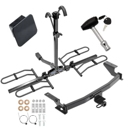 Trailer Tow Hitch For 13-25 Mazda CX-5 2019 Except Diesel Class 2 Platform Style 2 Bike Rack Hitch Lock and Cover