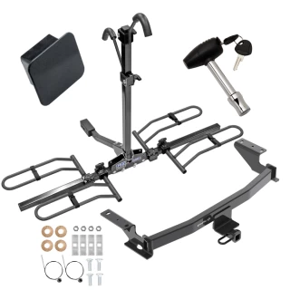 Trailer Tow Hitch For 13-25 Mazda CX-5 2019 Except Diesel Class 2 Platform Style 2 Bike Rack Hitch Lock and Cover