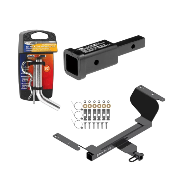 Trailer Tow Hitch For 18-27 Chevy Equinox GMC Terrain Gasoline Class 2 w/ 2" Adapter and Pin/Clip