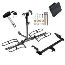 Trailer Tow Hitch For 18-22 Ford EcoSport Class 2 Platform Style 2 Bike Rack Hitch Lock and Cover