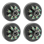 Lippert 8,000-lb Tandem Threaded Hybrid Trailer Brake Hub Assemblies – 8 on 6.5, 9/16" Studs, Grease (Set of 4) – Fits Dexter, Al-Ko, Rockwell, Quality Axles