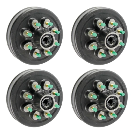 Lippert 8K Threaded Hybrid Trailer Brake Hub Assembly Set of 4 – Fits Dexter, Al-Ko