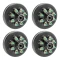 Lippert 8K Threaded Hybrid Trailer Brake Hub Assembly Set of 4 – Fits Dexter, Al-Ko