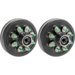 Lippert 12 inch brake and oil bath hub drum kit 7K standard 8K hybrid 8 on 6.5 9/16 stud