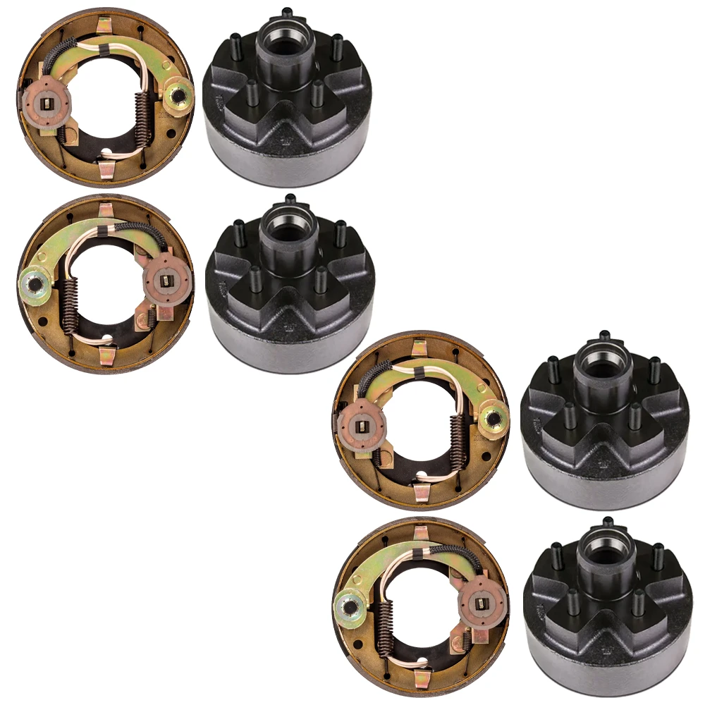 Lippert 7″ Electric Brake & 5-on-4.5″ Hub Kit, 2,200-lb Tandem Axle, Dexter/AL-KO Compatible