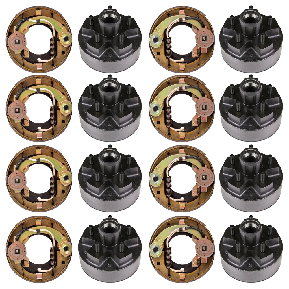 Lippert 2,200-lb electric trailer brake & 5-on-4.5 hub kit – Dexter/Alko compatible