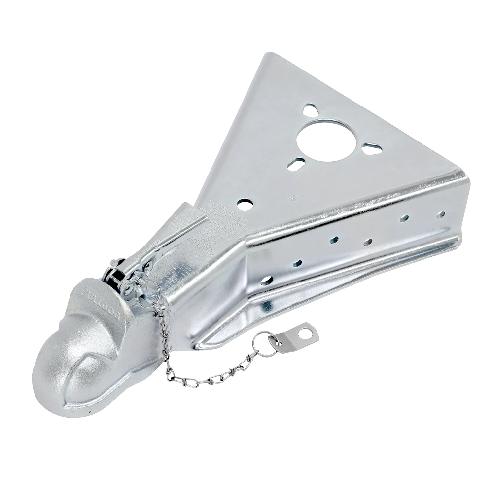 Bulldog 4K Powered Drive A-Frame Trailer Jack with 15K Cast-Head Coupler for 2-5/16″ Ball