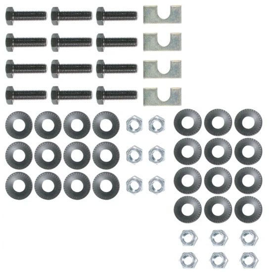 Trailer Tow Hitch Hardware Fastener Kit For 99-16 Ford F-250 F-350 08-16 F-450 Super Duty Standard Bed & Bumper 2-1/2" Receiver