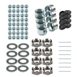 Lippert 3,500 lb Quad Axle Pre-Greased Hub Assembly Bundle, 8-Pack