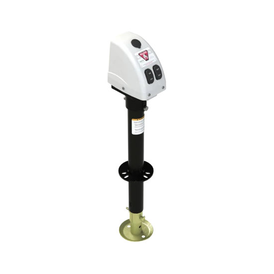 Bulldog 3.5K A-Frame Powered Trailer Jack 14-inch Lift with 12.5K Collar-Lok™ Coupler for 2-5/16-inch Ball