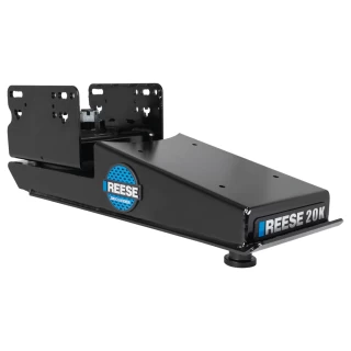 Reese Sidewinder Hitch 20K Pin Box 5th Wheel Hitch 69220 Replaces 68220 Fifth Wheel Pin Box Fits Lippert (1621, 1716, 0719), Fabex PB 600 Series, Rhino and Turning Point Bolt Hole Patterns