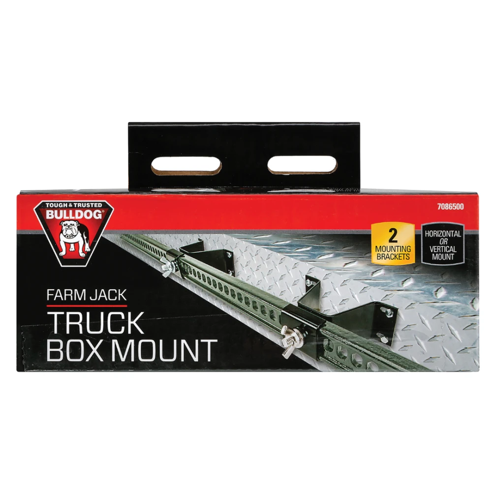 TheBulldog universal jack flat mount kit with mounting hardware for secure ATV or UTV use.
