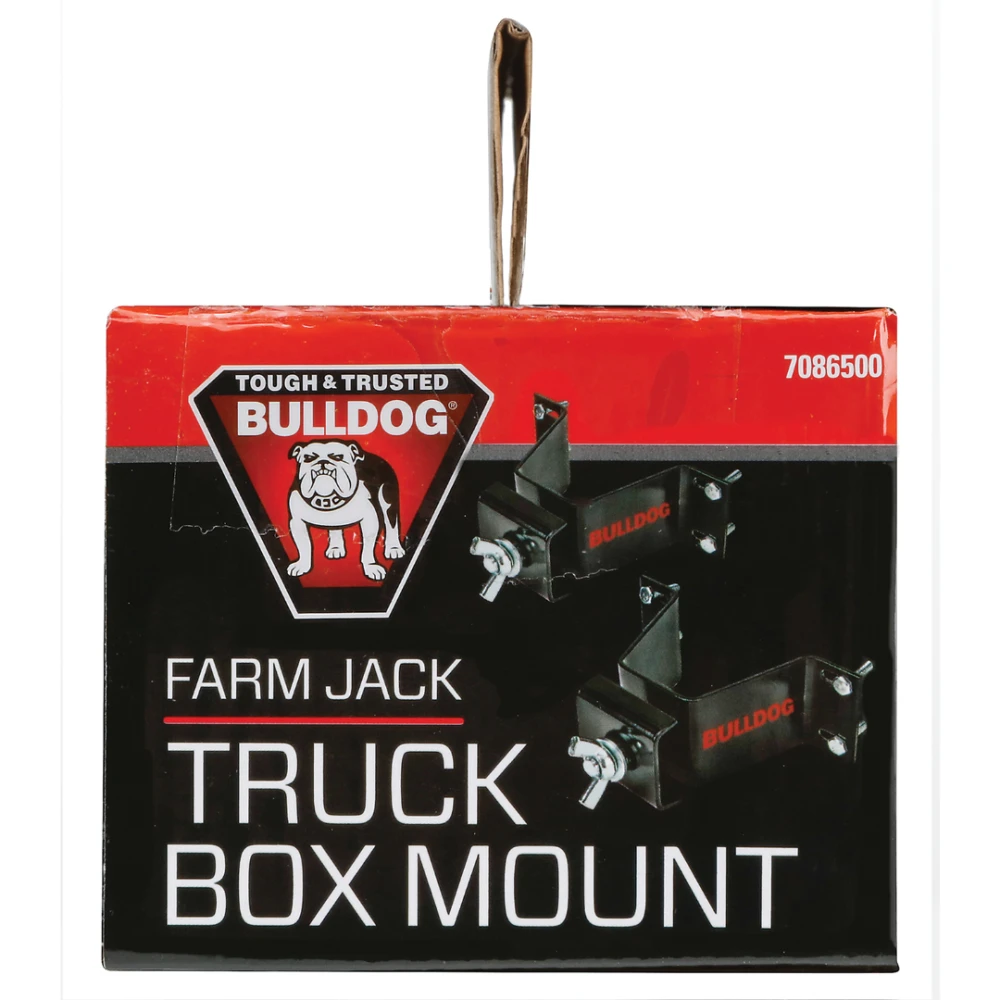 TheBulldog universal jack flat mount kit with mounting hardware for secure ATV or UTV use.