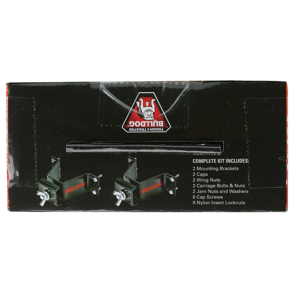 TheBulldog universal jack flat mount kit with mounting hardware for secure ATV or UTV use.
