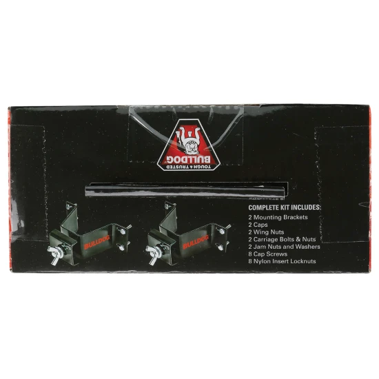 TheBulldog universal jack flat mount kit with mounting hardware for secure ATV or UTV use.