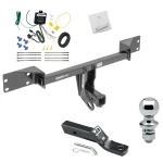 Trailer Tow Hitch For 15-19 Mercedes GLA45 AMG 15-20 GLA250 Complete Package w/ Wiring and 1-7/8" Ball