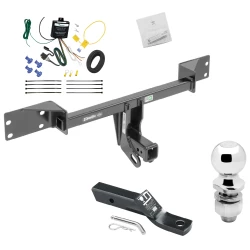 Trailer Tow Hitch For 15-19 Mercedes GLA45 AMG 15-20 GLA250 Complete Package w/ Wiring and 2" Ball