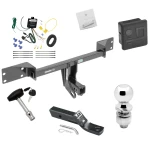 Trailer Tow Hitch For 15-19 Mercedes GLA45 AMG 15-20 GLA250 Deluxe Package Wiring 2" Ball and Lock