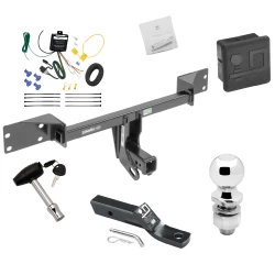 Trailer Tow Hitch For 15-19 Mercedes GLA45 AMG 15-20 GLA250 Deluxe Package Wiring 2" Ball and Lock