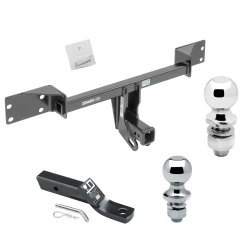 Trailer Tow Hitch For 15-19 Mercedes GLA45AMG 15-20 GLA250 17-19 INFINITI QX30 Except Sport Receiver w/ 1-7/8" and 2" Ball