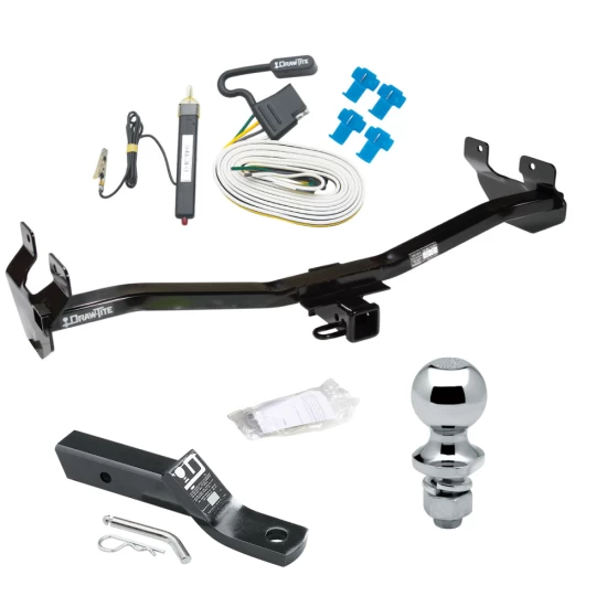 Trailer Tow Hitch For 06-10 Hummer H3 All Models Complete Package w/ Wiring and 1-7/8" Ball
