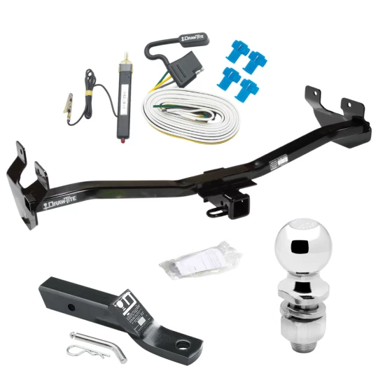 Trailer Tow Hitch For 06-10 Hummer H3 All Models Complete Package w/ Wiring and 2" Ball