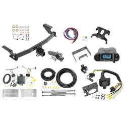 Trailer Hitch Tow Package Prodigy P3 Brake Control For 17-21 Mazda CX-5 (2019 Exc Diesel) w/ 7-Way RV Wiring 2" Drop Mount 2" Ball Class 3 2" Receiver Draw-Tite Tekonsha