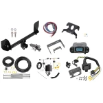Trailer Hitch Tow Package Prodigy P3 Brake Control For 18-27 Volvo XC60 All Models w/ 7-Way RV Wiring 2" Drop Mount 2" Ball Class 4 2" Receiver Draw-Tite Tekonsha