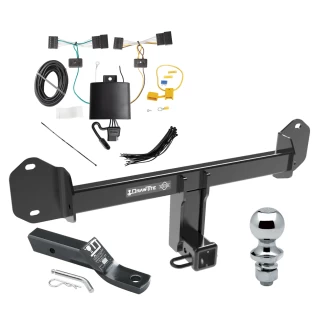 Trailer Tow Hitch For 18-21 BMW X3 Complete Package w/ Wiring and 1-7/8" Ball