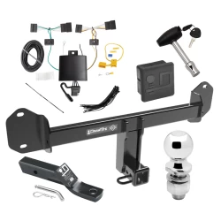 Trailer Tow Hitch For 18-21 BMW X3 Deluxe Package Wiring 2" Ball and Lock