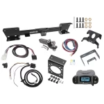 Trailer Hitch Tow Package Prodigy P3 Brake Control For 19-27 Subaru Ascent All Models w/ 7-Way RV Wiring 2" Drop Mount 2" Ball Class 3 2" Receiver Draw-Tite Tekonsha