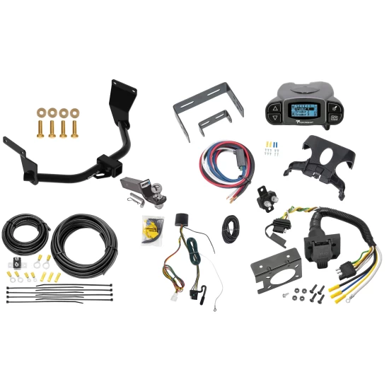 Trailer Hitch Tow Package Prodigy P3 Brake Control For 19-26 Acura RDX All Models w/ 7-Way RV Wiring 2" Drop Mount 2" Ball Class 3 2" Receiver Draw-Tite Tekonsha