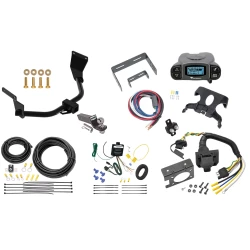 Trailer Hitch Tow Package Prodigy P3 Brake Control For 19-24 Acura RDX w/ 7-Way RV Wiring 2" Drop Mount 2" Ball Class 3 2" Receiver Draw-Tite Tekonsha