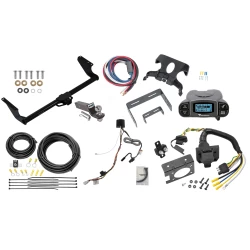 Trailer Hitch Tow Package Prodigy P3 Brake Control For 21-27 Toyota Sienna All Models w/ 7-Way RV Wiring 2" Drop Mount 2" Ball Class 3 2" Receiver Draw-Tite Tekonsha