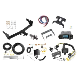 Trailer Hitch Tow Package Prodigy P3 Brake Control For 18-24 Volkswagen Tiguan All Models w/ 7-Way RV Wiring 2" Drop Mount 2" Ball Class 3 2" Receiver Draw-Tite Tekonsha