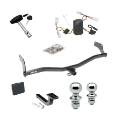 Reese Trailer Tow Hitch For 07-10 Hyundai Elantra Deluxe Package Wiring 2" and 1-7/8" Ball and Lock
