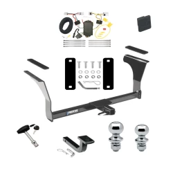 Reese Trailer Tow Hitch For 07-15 Nissan Altima 09-14 Maxima Deluxe Package Wiring 2" and 1-7/8" Ball and Lock