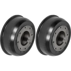 Lippert 10,000‑lb Short 12‑1/4″ × 3‑3/8″ Trailer Brake Drum Pair – Electric/Hydraulic – Dexter, Alko, Rockwell Compatible