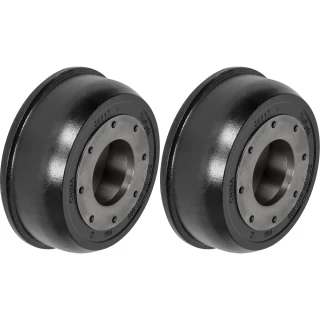 Lippert 10K 12‑1/4 × 3‑3/8 Short Brake Drum Pair – Electric/Hydraulic – Dexter, Alko, Rockwell Compatible