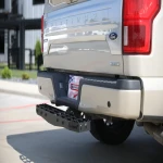 GEN-Y 42 inch serrated van hitch step with 2 inch shank, heavy-duty 600 lb capacity