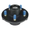 Lippert 2,200 lb Trailer Axle Pre-Greased Idler Hub (5 on 4.5) with Lug Nuts