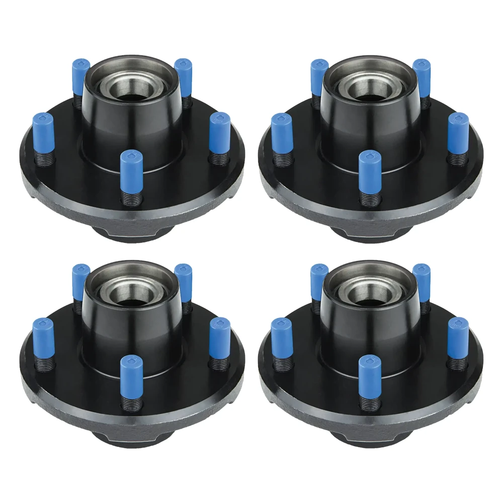 Lippert 3,500 lb Tandem-Axle Pre-Greased Hub Assembly 4-Pack, 5 on 4.5 Pattern, Includes Lug Nuts