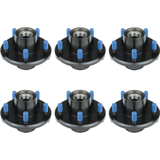 Lippert 3,500 lb Pre-Greased Triple Axle Hub Assembly Bundle, 5 on 4.5 Inch, 6-Pack