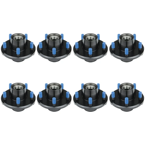 Lippert 3,500 lb Quad Axle Pre-Greased Hub Assembly Bundle, 8-Pack