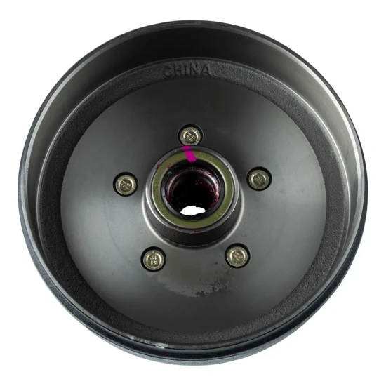 lippert 10x2.25 left-hand electric brake with 5-on-4.5 drum hub bundle for 3,500-lb axle dexter compatible