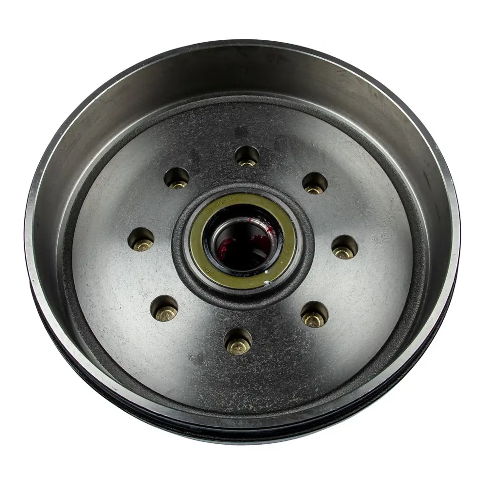 Lippert 12x2 RH self‑adjust electric brake & fully assembled pre‑greased 12″ hub‑drum kit for 7K trailer axles, Dexter compatible