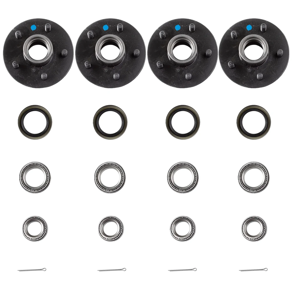 Lippert 3500 lb Tandem Axle Idler Hubs 5 on 4.5 inch, Set of 4, Dexter, Al-Ko, Rockwell