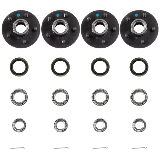 Lippert 3500 lb Tandem Axle Idler Hubs 5 on 4.5 inch, Set of 4, Dexter, Al-Ko, Rockwell
