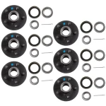 Lippert Triple Idler Hub 3,500 lb Axles 5 on 4.5, 6-Pack with Bearing Kit, Dexter Compatible